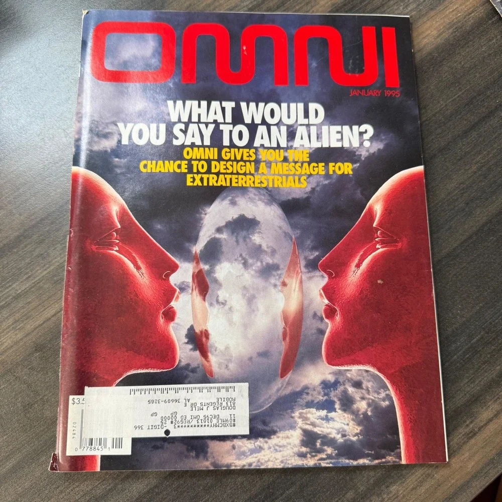 Omni Magazine January 1995 What Would You Say to an Alien Message